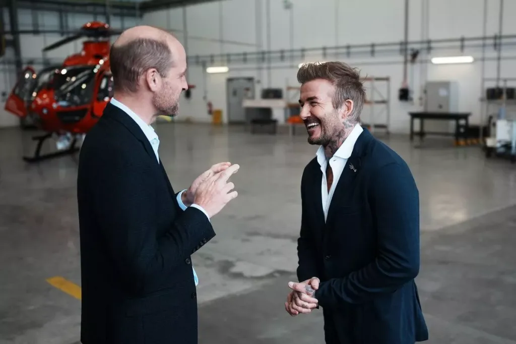 Prens William ve David Beckham