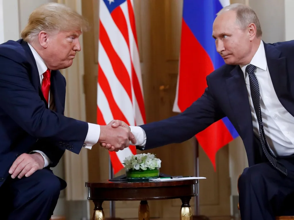 Trump Putin Covid testi